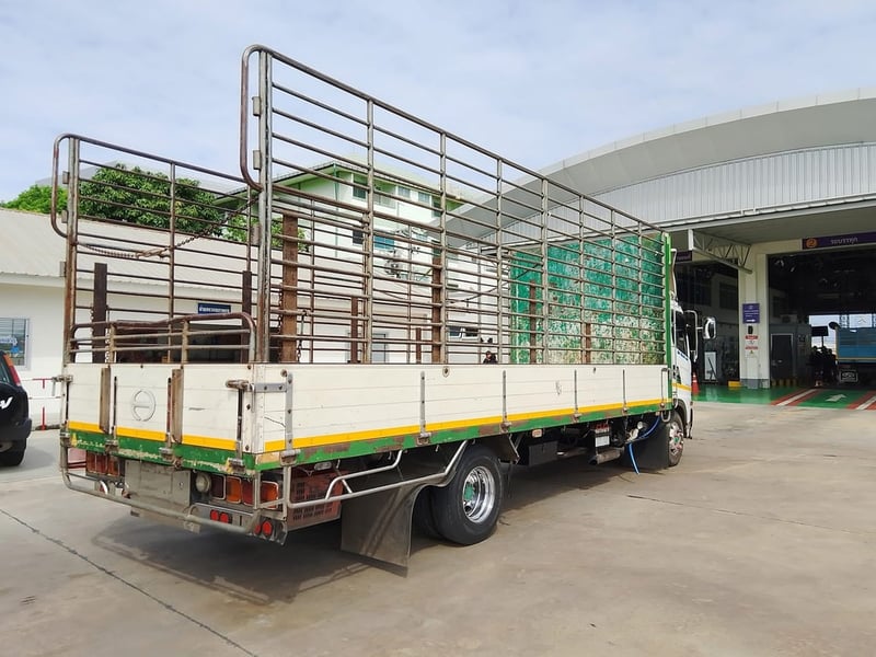 Fc9j210ปี62 กะบะเนียม6.60เมตร กว้างใน2.35เมตร เดิมๆมือเดียว