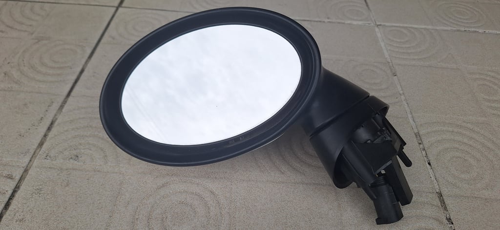 กระจกมองข้าง Mini Cooper R50 แท้ ข้างซ้าย สีขาว