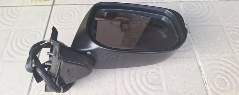 กระจกมองข้าง Honda jazz ge ข้างขวา ปี2012 แท้ สีดำ 