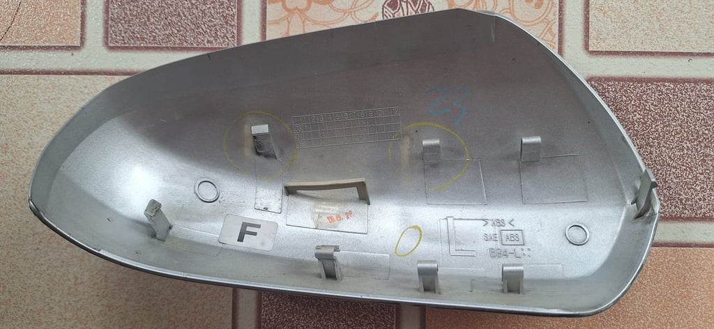 ฝาครอบกระจกมองข้าง Nissan Teana j31 ข้างซ้าย ฝาครอบกระจกมองข้าง Nissan Teana j31 ข้างซ้าย