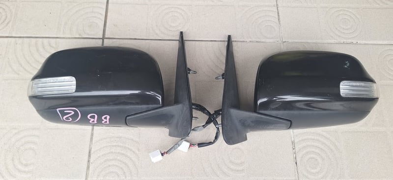 กระจกมองข้าง TOYOTA bB QNC21 ปี2005-2013 สีดำ