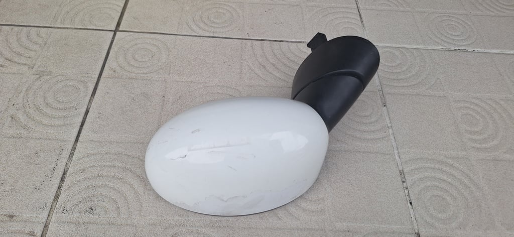 กระจกมองข้าง Mini Cooper R50 แท้ ข้างซ้าย สีขาว