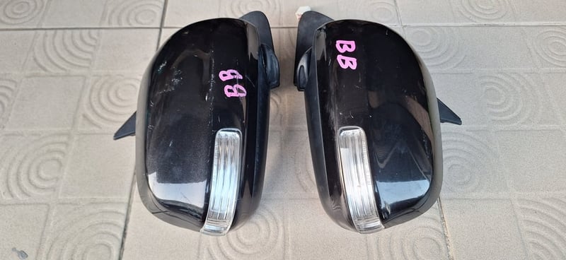 กระจกมองข้าง TOYOTA bB QNC21 ปี2005-2013 สีดำ