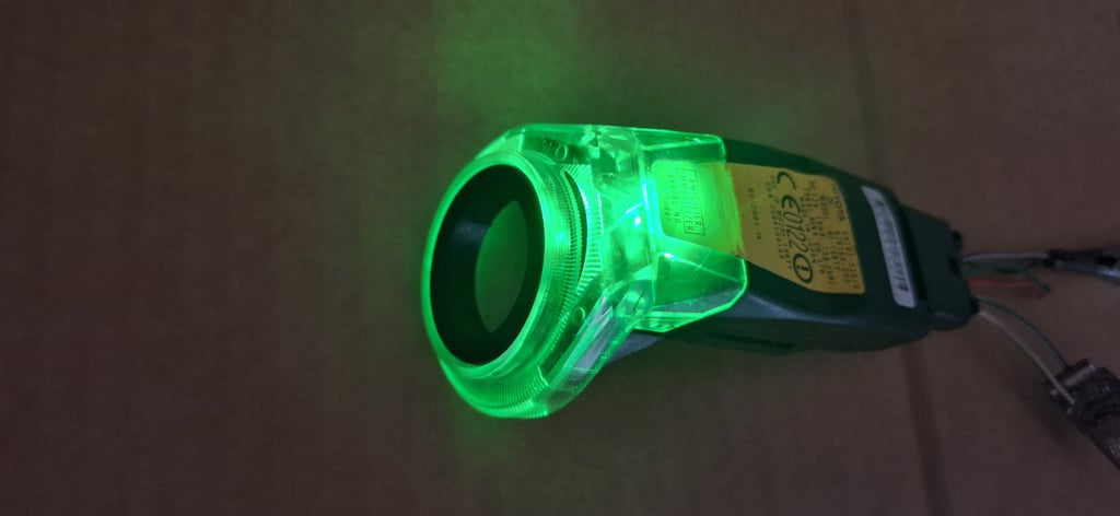 ไฟรูกุญแจ ของรถTOYOTA ตัวนอก แบบแสง LED สีเขียว