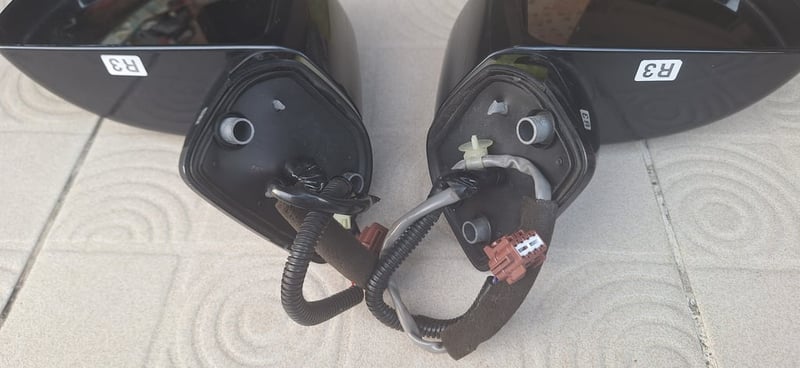 กระจกมองข้าง NISSAN TIIDA แท้ ปี 2005-2012 สีดำ