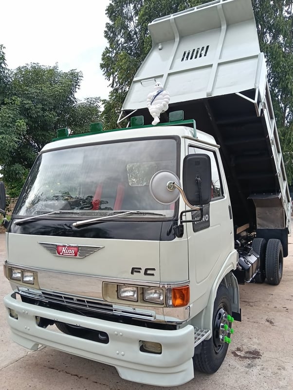 HINO FC 120แรง 6ล้อ ดั้มพ์ (รถห้างมือเดียวค่ะ) รถพร้อมใช้งาน เอกสารพร้อมโอน