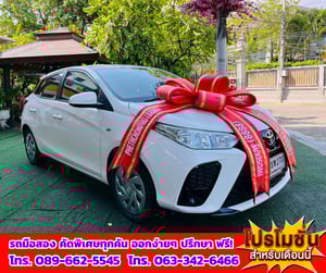 🎯ปี2022 Toyota YARIS 1.2  Entry ✅ไมล์แท้ 102,xxx กม.  💥 เครื่อง เบนซิน+ติดแก็ส LPG 🔥 เกียร์ออโต้