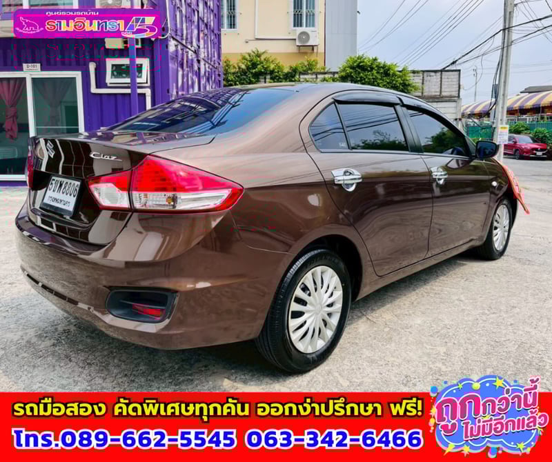 🌺ปี2019 Suzuki Ciaz 1.2 GL 🌸เกียร์ออโต้ 🔫ไมล์แท้เพียง 84,xxx กม. 🌊เครื่องยนต์เบนซิน