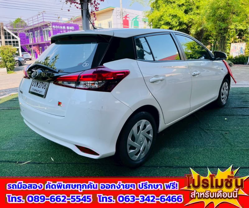 🎯ปี2022 Toyota YARIS 1.2  Entry ✅ไมล์แท้ 85,xxx กม.  💥เครื่อง เบนซิน+ติดแก็ส LPG 🔥 เกียร์ออโต้
