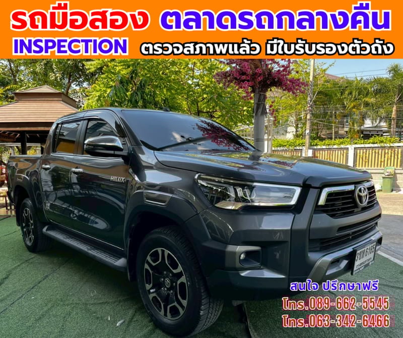 🎯ปี2023 Toyota HILUX REVO 2.4 Double Cab Prerunner Entry ✅ไมล์แท้ 21,xxx กม.มีประกันศูนย์ ถึง2027 🔥เกียร์ออโต้