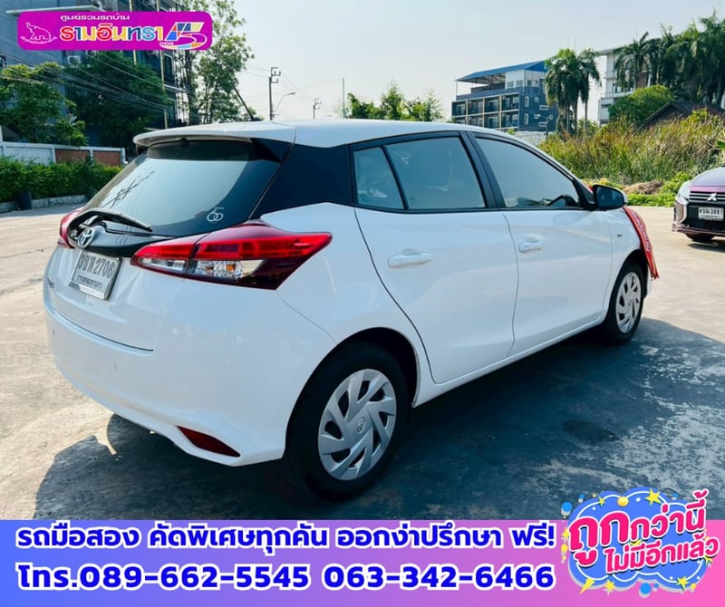 🌺ปี 2022 Toyota Yaris 1.2 Entry 🔫อีโคคาร์สุดประหยัด ติดแก๊ส LPG ใช้ได้ 2 ระบบ! 🌺เกียร์ออโต้ 🔫ไมล์แท้ 85,xxx กม. 🌊เครื่องยนต์เบนซิน