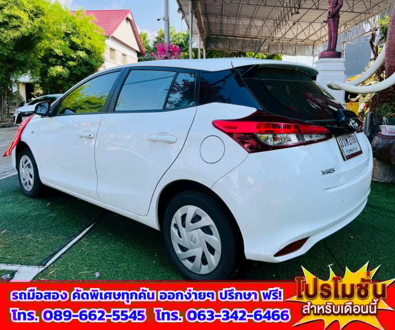 🎯ปี2022 Toyota YARIS 1.2  Entry ✅ไมล์แท้ 85,xxx กม.  💥เครื่อง เบนซิน+ติดแก็ส LPG 🔥 เกียร์ออโต้