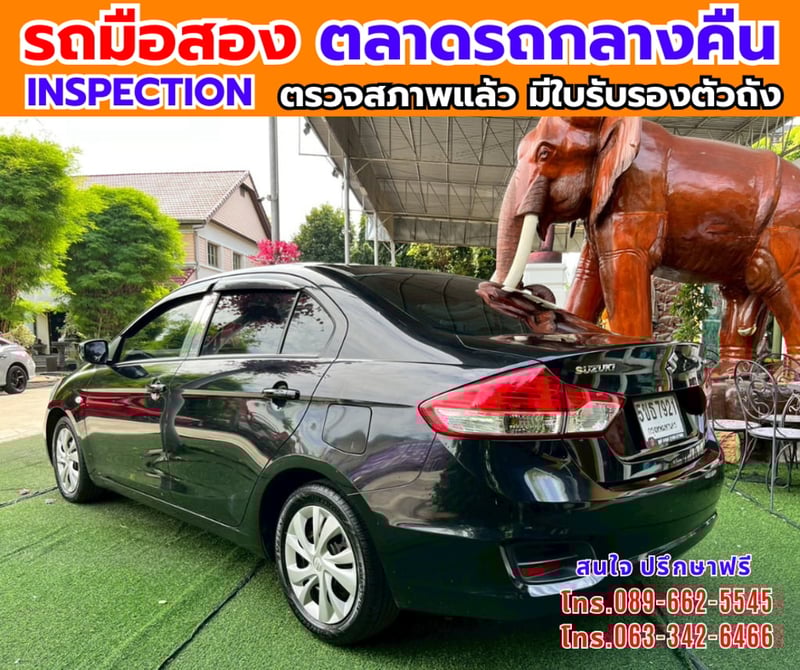🔥ปี2021 Suzuki Ciaz 1.2 GL  ✴️ติดแก็ส LPG ถังโดนัท 🎯ไมล์น้อย 51,xxx กม 📌เครื่องเบนซิน 📌เกียร์ธรรมดา