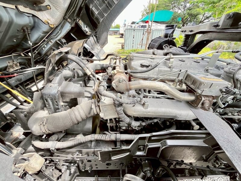 HINO FM 344แรงม้า รถบรรทุก 10ล้อ พ่วงแม่ลูก ปี2015