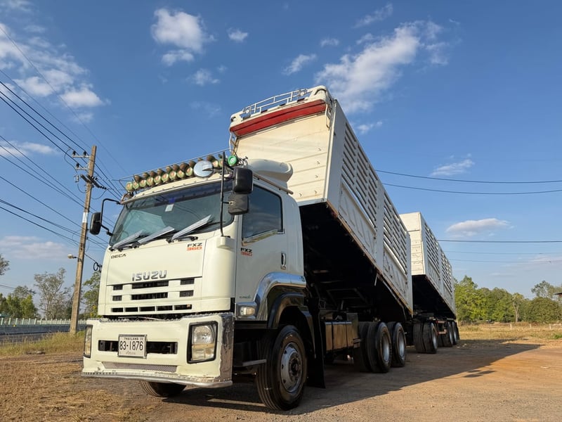 ISUZU FXZ รถบรรทุก 360 พ่วงแม่ลูกดั้มเกษตร อู่SMM