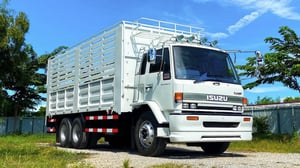 10 ล้อล่อง เพลาเดียว  ISUZU ROCKY FVM 195 แรงม้า ปี 2539