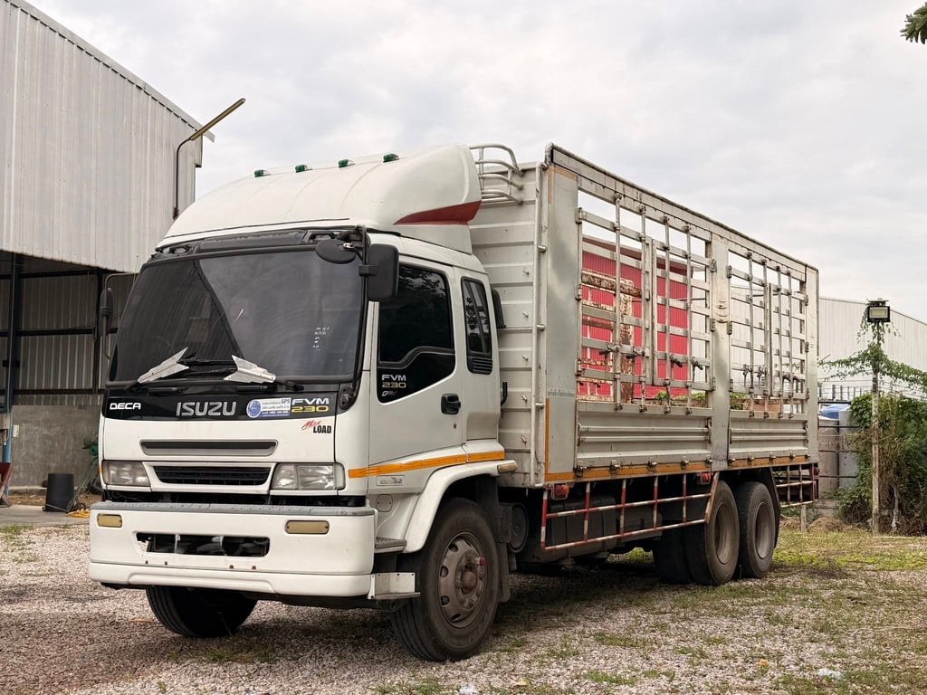 10 ล้อล่อง ISUZU FVM 230 แรงม้า ปี 2551 10 ล้อล่อง ISUZU FVM 230 แรงม้า ปี 2551