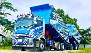 10 ล้อพ่วง ISUZU FXZ 360 แรงม้า ปี 2565 