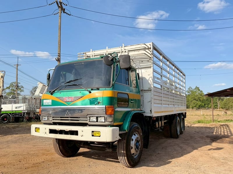10ล้อล่อง HINO F17 เครื่อง HO7D 195 แรง ปี40