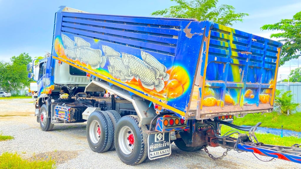 10 ล้อพ่วง ISUZU FVZ 300 แรงม้า ปี 2561 กระบะอู่สหะกิจ SHK