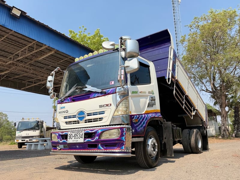 HINO FC9J 175แรงม้า รถบรรทุก 6ล้อ ดั้มพ์ ปี2015
