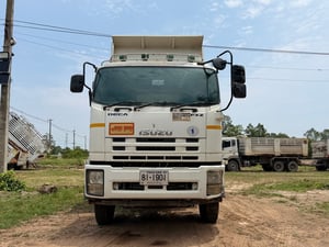 พ่วงดั้มแม่ลูก ISUZU FXZ 360 ดั้มสามมิตร ปี 59 