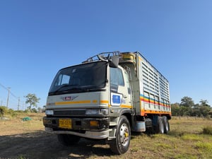 HINO FL 195แรงม้า รถบรรทุก 10ล้อ กระบะคอกสูง ปี1995