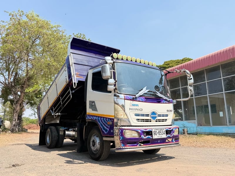 HINO FC9J 175แรงม้า รถบรรทุก 6ล้อ ดั้มพ์ ปี2015