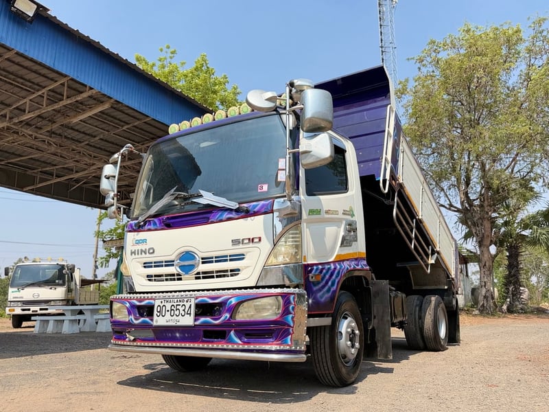 HINO FC9J 175แรงม้า รถบรรทุก 6ล้อ ดั้มพ์ ปี2015