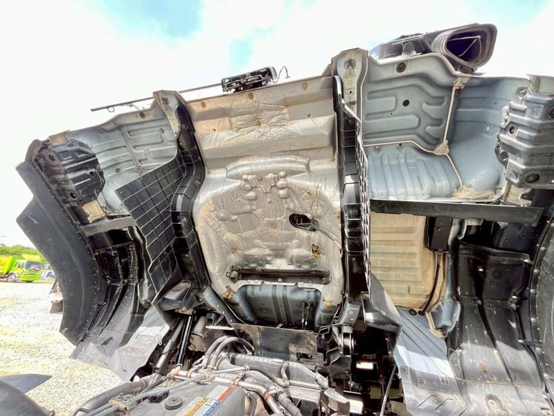 HINO FM 344แรงม้า รถบรรทุก 10ล้อ พ่วงแม่ลูก ปี2015