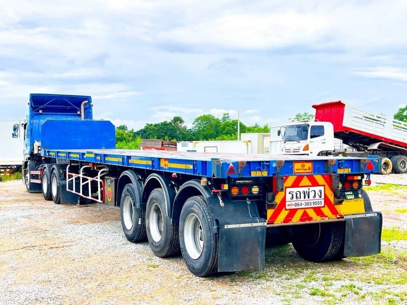 หัวลากหางพื้นเรียบ WAFA  หัวลาก ISUZU GIGA GXZ 360 แรงม้า ปี 2559 10 น็อต สีพิเศษ