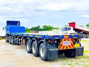 หัวลากหางพื้นเรียบ WAFA  หัวลาก ISUZU GIGA GXZ 360 แรงม้า ปี 2559 10 น็อต สีพิเศษ