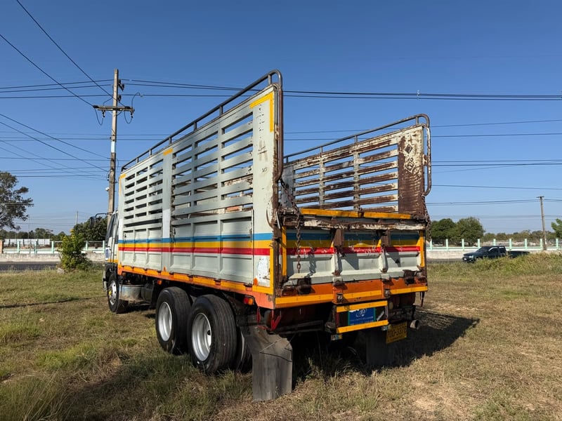HINO FL 195แรงม้า รถบรรทุก 10ล้อ กระบะคอกสูง ปี1995