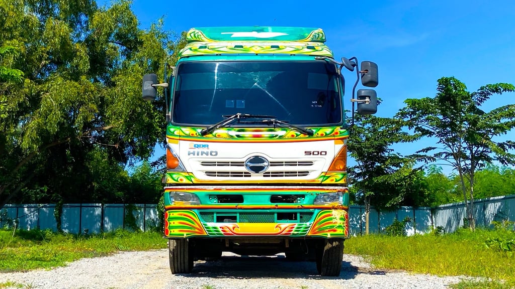 หัวลากก๊าซ cng HINO FM2P 360 แรงม้า ปี 2555