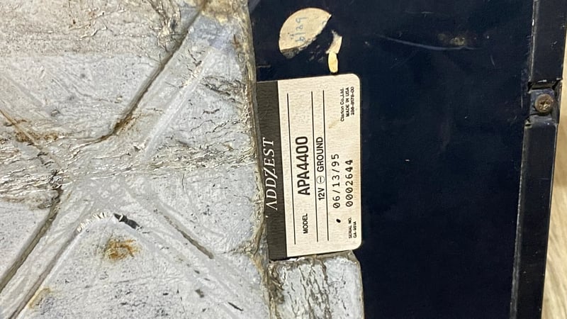 เทส Addzest Apa 4200 (Clarion) 4ch Made in USA มือสองญีปุ่น Addzest APA 4200 