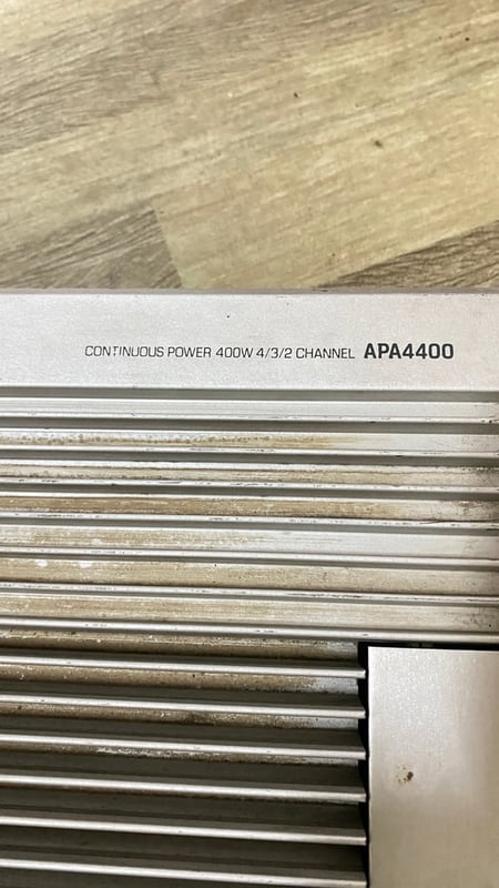 เทส Addzest Apa 4200 (Clarion) 4ch Made in USA มือสองญีปุ่น Addzest APA 4200 