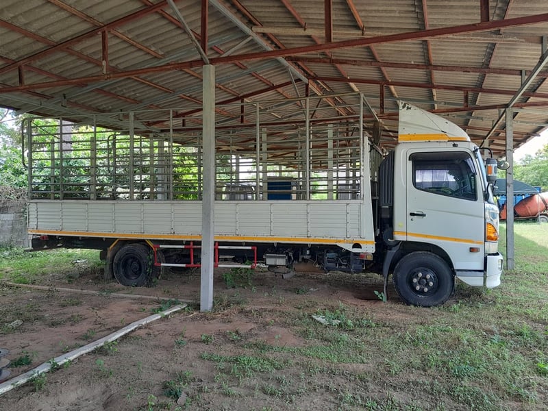 HINO FC 210แรงม้า รถบรรทุก 6ล้อ กระบะคอกสูง ปี2020 เลขไมล์ 100,000 กม.