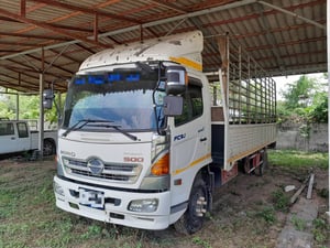 HINO FC 210แรงม้า รถบรรทุก 6ล้อ กระบะคอกสูง ปี2020 เลขไมล์ 100,000 กม.