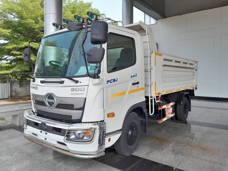 รถใหม่ HINO FC 175แรงม้า รถบรรทุก 6ล้อ ดั้มพ์ ปี2022 เลขไมล์ 698 กม.