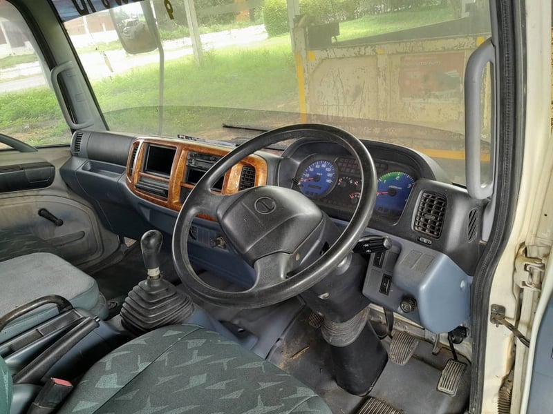 HINO FC 144แรงม้า รถบรรทุก 6ล้อกระบะไม้คาร์โก้ปี2007