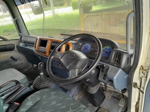 HINO FC 144แรงม้า รถบรรทุก 6ล้อกระบะไม้คาร์โก้ปี2007