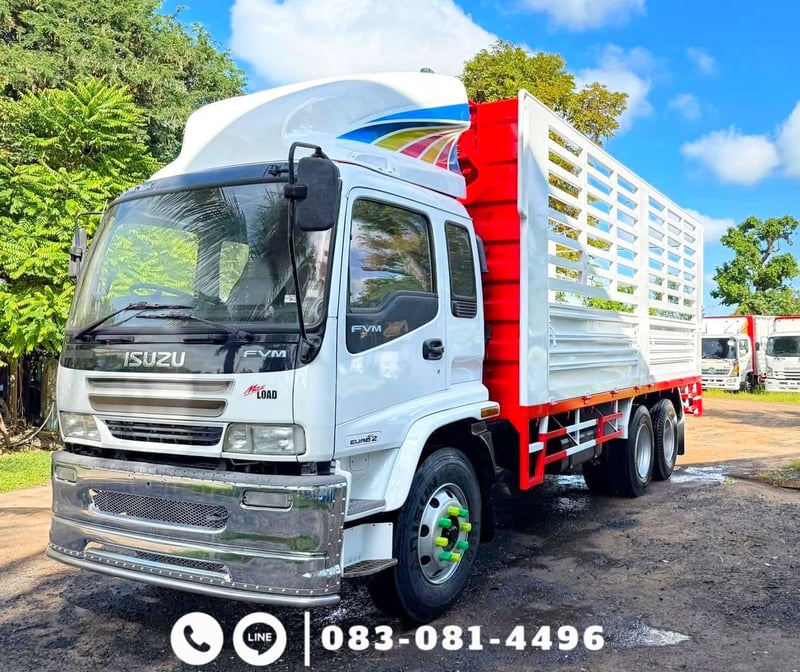 10 ล้อคอก ISUZU FVM 230 แรงม้า ปี 2546 