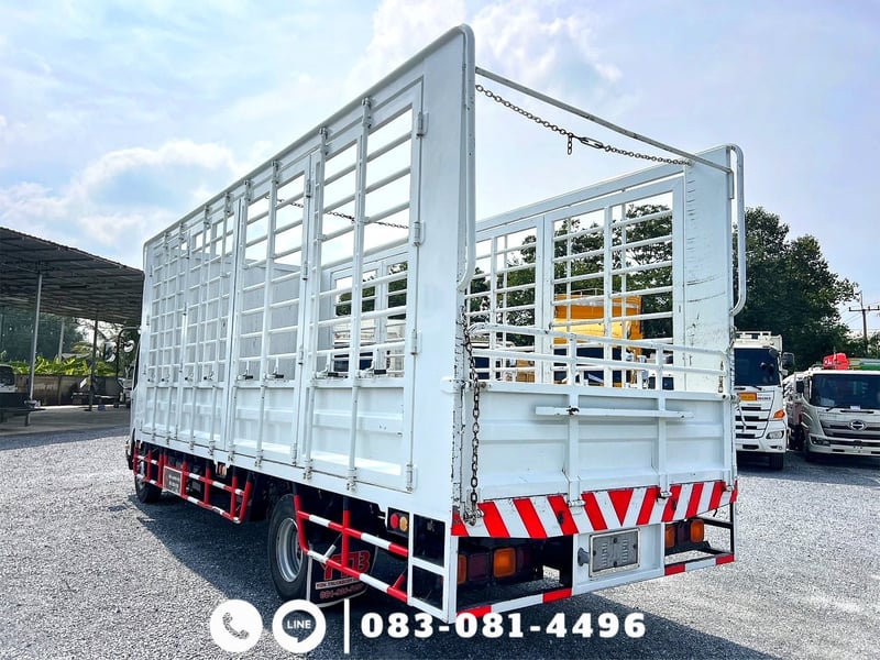 6 ล้อคอกเปิดได้รอบ ISUZU FRR 210 แรงม้า ปี 2566 ไมล์น้อย 27,000 KM.  
