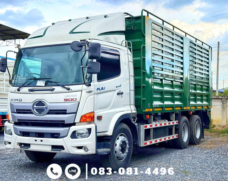 10 ล้อไม่ดั้ม HINO FL8J 260 แรงม้า ปี 2564