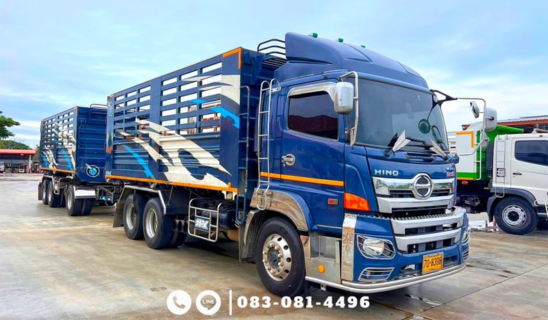 พ่วงแม่-ลูกดั้มเกษตร HINO FM2P 380 แรงม้า ปี 2562 อู่เดอะ ฟีนิกซ์ 999 พ่วงแม่-ลูกดั้มเกษตร HINO FM2P 380 แรงม้า ปี 2562 อู่เดอะ ฟีนิกซ์ 999