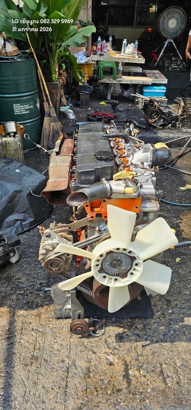 เครื่องยนต์ Isuzu 195 ปั่นปูน