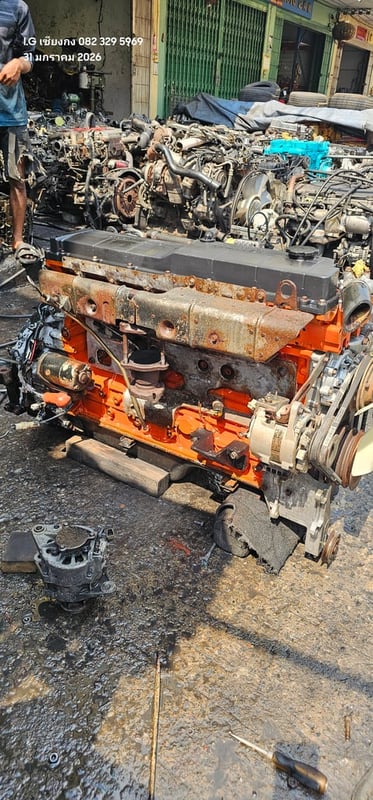 เครื่องยนต์ Isuzu 195 ปั่นปูน