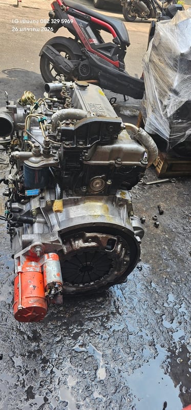 เครื่องยนต์ Isuzu 195 ปั่นปูน