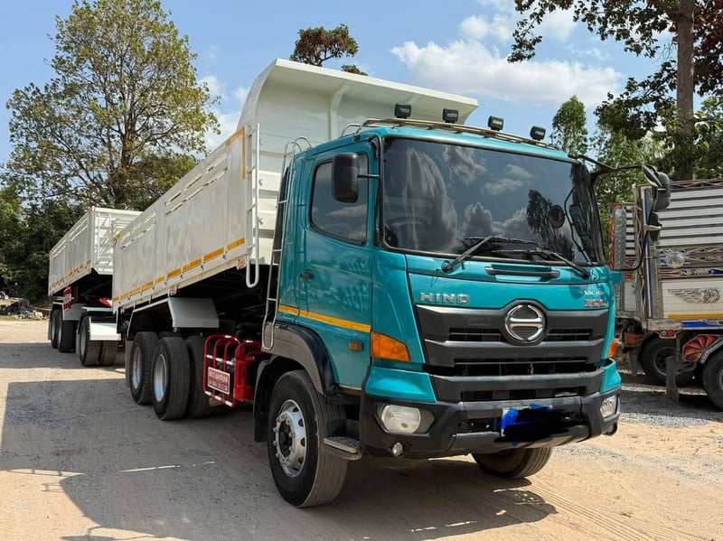 HINO วิกเตอร์ 380 พ่วงแม่ลูกดั้มพ์ (เฟืองเร็ว)