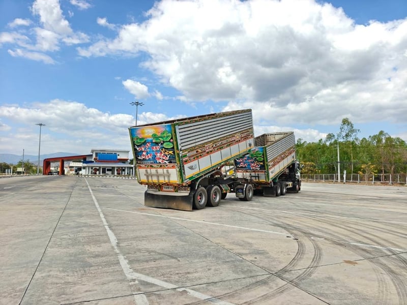 รถพ่วงแม่ลูกดั้มพ์ ISUZU FXZ 360 MT ปี 2566 รถพ่วงแม่ลูกดั้มพ์ ISUZU FXZ 360 MT ปี 2566